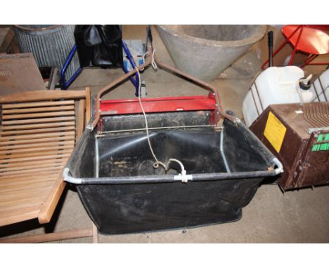 A Lawn Tractor leaf collector 