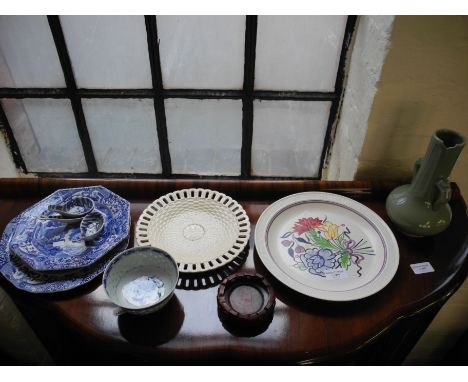 Small selection of porcelain items, to include Poole.