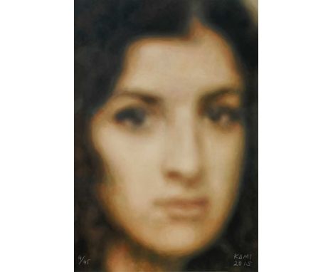 Y. Z. Kami (Iranian/American 1956- ) Tara, 2015 signed and dated in Chinagraph pencil (lower right), numbered 4/45 (lower lef