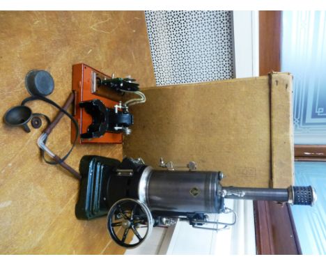 BOXED WURTTEMBERG STEAM ENGINE AND ACCESSORIES