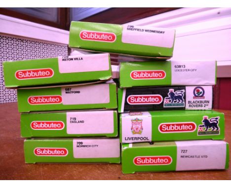 9 ASSORTED SUBBUTEO TEAMS