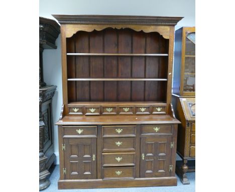 Reproduction Dresser with 6 drawers / 2 shelf top and 6 drawers / 2 door base