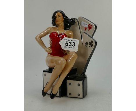 Kevin Francis figure Ace Player Artists Original Proof by Victoria Bourne signed R. Davies limited edition (repaired left leg