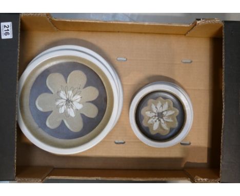 A collection of Marianne de trey pottery to include dinner plates and side plates etc 