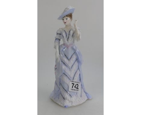 Royal Worcester lady figure Arabella limited edition from the Gaiety girls collection  