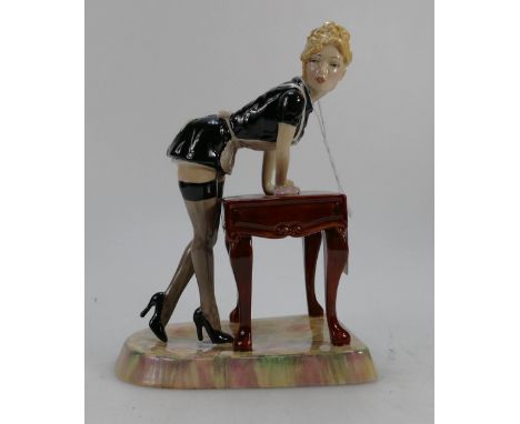 Kevin Francis figure French Maid signed R. Davies limited edition (boxed with certificate) 