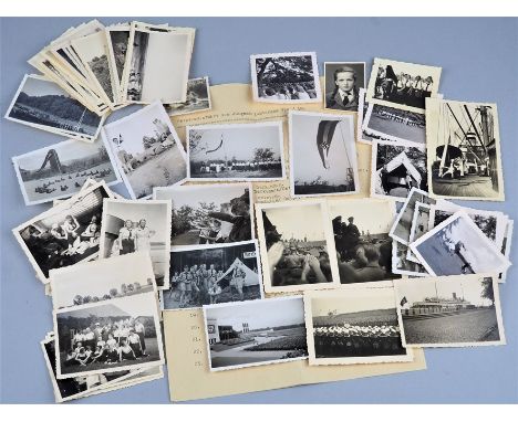 Fotodokumentation Hitlerjugend &amp; Jungmädelbund, 1934/35Konvolut originale s/w Fotos von Angehörigen der Hitler-Jugend (HJ