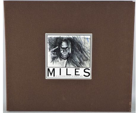 Herbert Joos (1940, Karlsruhe - 2019, Baden-Baden) - Miles Davis, an illustrated portrait, 1991Buch mit zahlreichen Druckgraf