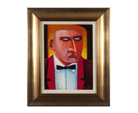 Graham Knuttel (b.1954)The Man Oil on canvas, 29 x 39cm (11½ X 15¼'')Signed