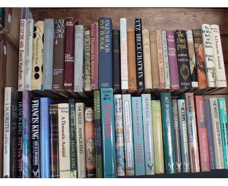 FRANCIS KING; A COLLECTION OF VOLUMES, MOSTLY FIRST EDITIONS, SOME SIGNED and a further quantity of modern fiction 