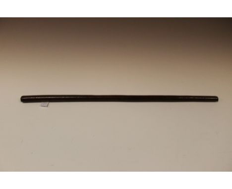 A FIELD OFFICER'S LEATHER COVERED SWAGGER STICK