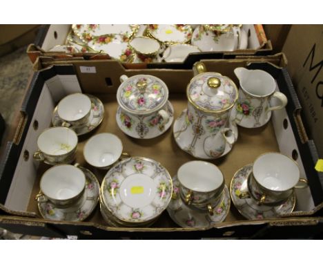 A NORITAKE TEA SERVICE