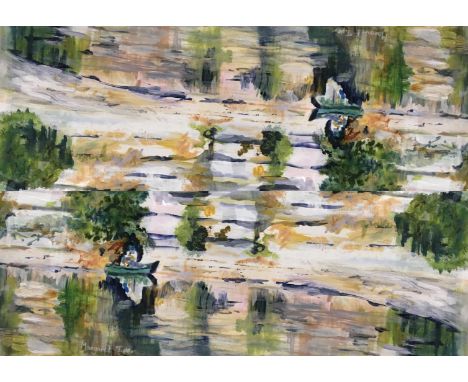 MARGARET M. TYLER. Eight framed, one unframed, late 20th/ early 21st Century oils, pastels and acrylics, various subjects inc