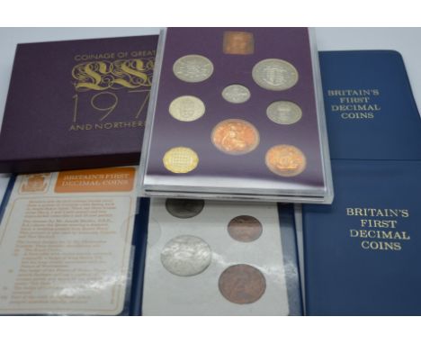 1970 Last £.s.d set & 3 First decimal sets