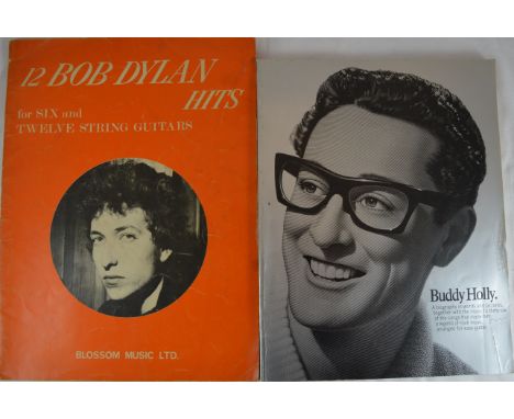 Bob Dylan & Buddy Holly music books