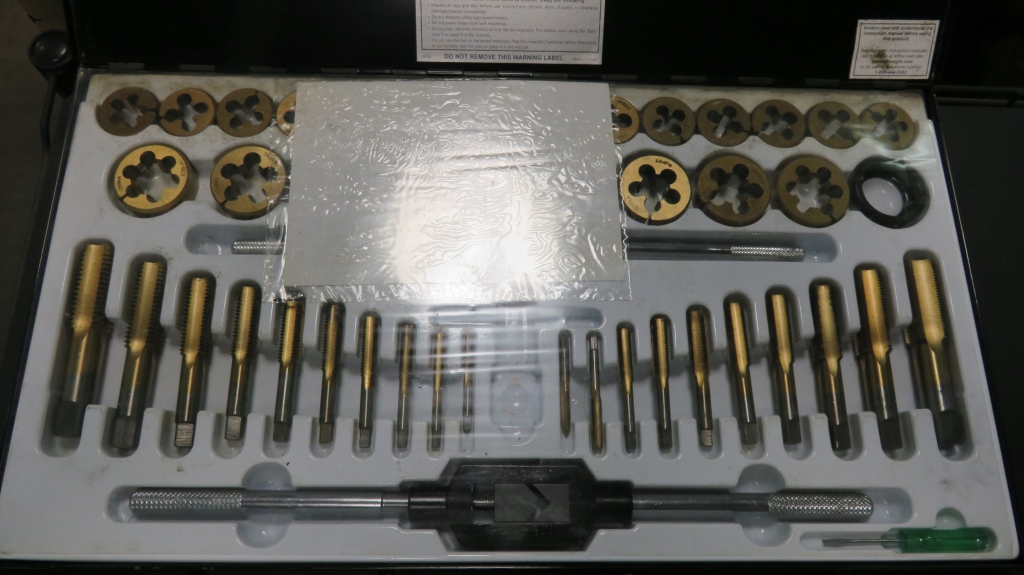 Pittsburgh Tap & Die Set Standard Thread 45 Piece