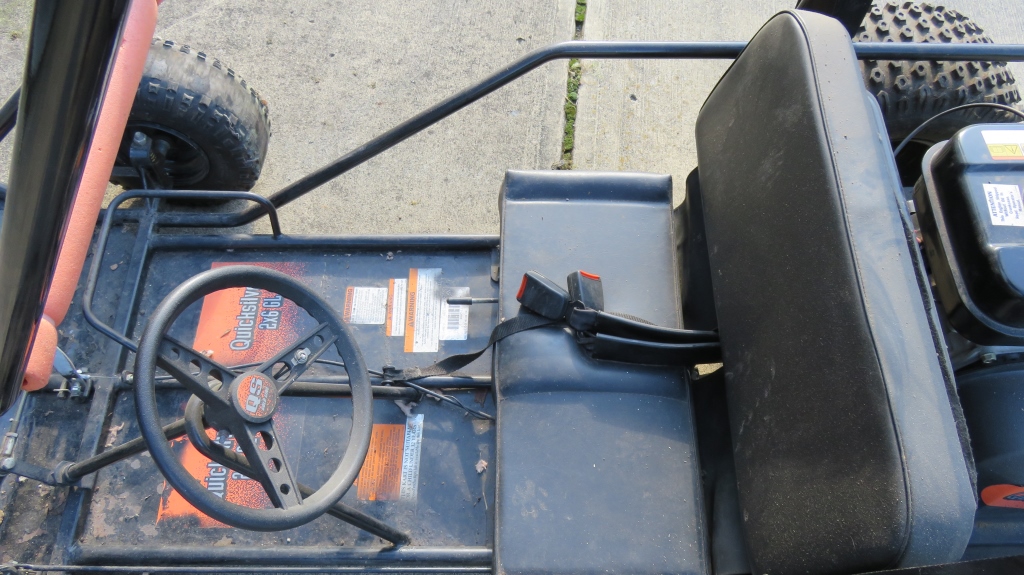 Manco Quicksilver 2x6 GL Go Kart Robin Subaru 6.5 HP Motor