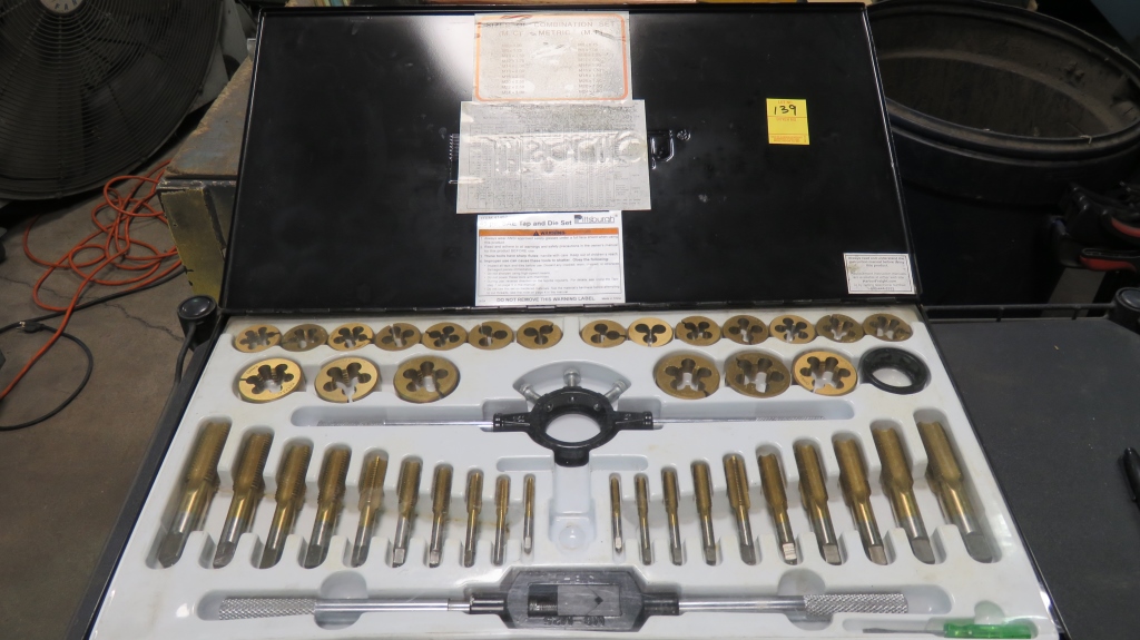 Pittsburgh Tap & Die Set Metric Thread 45 Piece