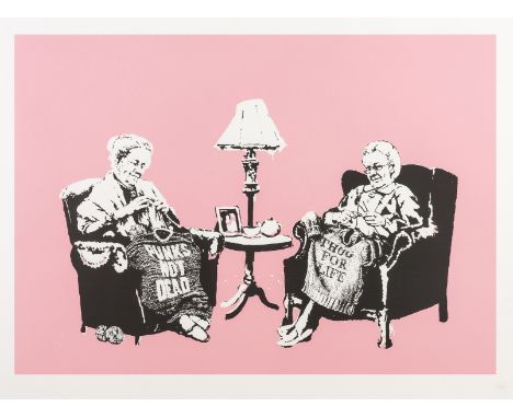 δ Banksy (b.1974) GranniesScreenprint in colours, 2006, numbered from the edition of 500 in pencil, on Arches 88 wove paper, 