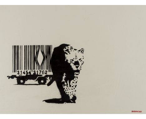 δ Banksy (b.1974)BarcodeScreenprint, 2004, stamped with the red Banksy tag as issued, numbered from the edition of 600 in pen