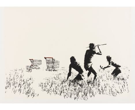 ** δ Banksy (b.1974)Trolleys (LA Edition)Screenprint in colours, 2007, numbered from the edition of 500 in pencil, on Arches 