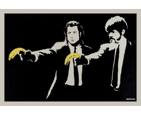 δ Banksy (b.1974)Pulp FictionScreenprint in colours, 2004, numbered from the edition of 600 in pencil, on wove paper, printed