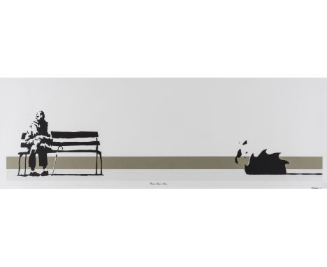 δ Banksy (b.1974)Weston Super MareScreenprint in colours, 2003, signed and dated in black ink from the edition of 150, number