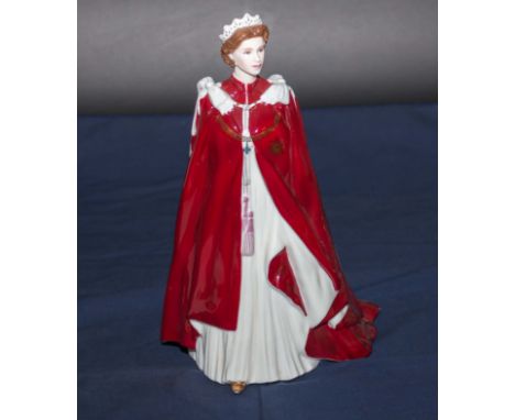 A Royal Worcester figure 'Queen's 80th Birthday'