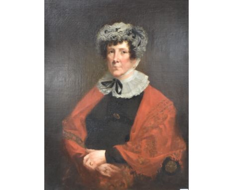 EARLY 19TH CENTURY SCHOOL Portrait of a gentleman, believed to be Drummond Mary MacGregor Oil on canvas 88cm x 67.5cm Conditi