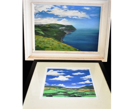 21ST CENTURY SCHOOL North Somerset Coast Oil on board Signed and dated 'BEARDO '10' 24cm x 34cm;  together with a limited edi
