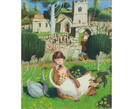  RICHARD ADAMS (BRITISH 1960-) WALLED GARDEN, 1998 Signed and dated up left edge, pastel, and a companion,Church Gate, 1998, 
