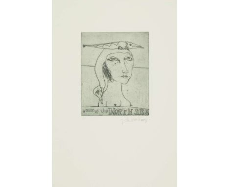  JOHN BELLANY C.B.E., R.A. (SCOTTISH 1942-2013) WOMAN OF THE NORTH SEA Etching, 12/25, signed and numbered in pencil to margi