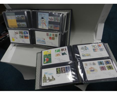 Three albums of First Day Covers including military and sporting examples