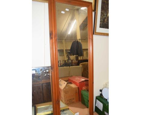 Pine framed wall  mirror
