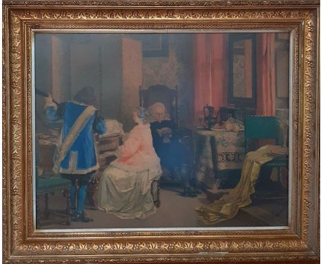 'Concerto', a framed print (44x57 cm).