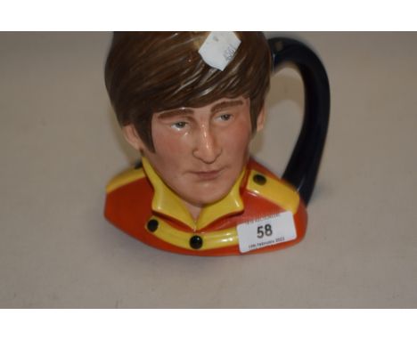 A rare and collectable Royal Doulton The Beatles John Lennon character mug D6797, in fine condition.