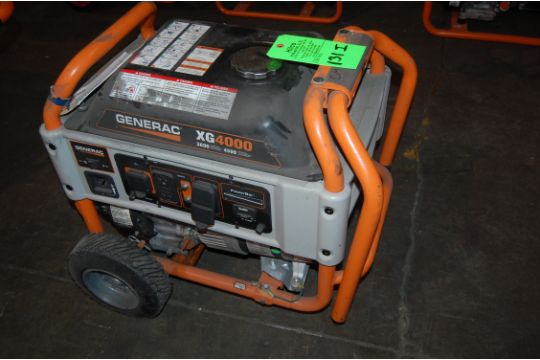 Generac Series XG4000 Model 5778 3,600-Watt Portable Gas Generator ...