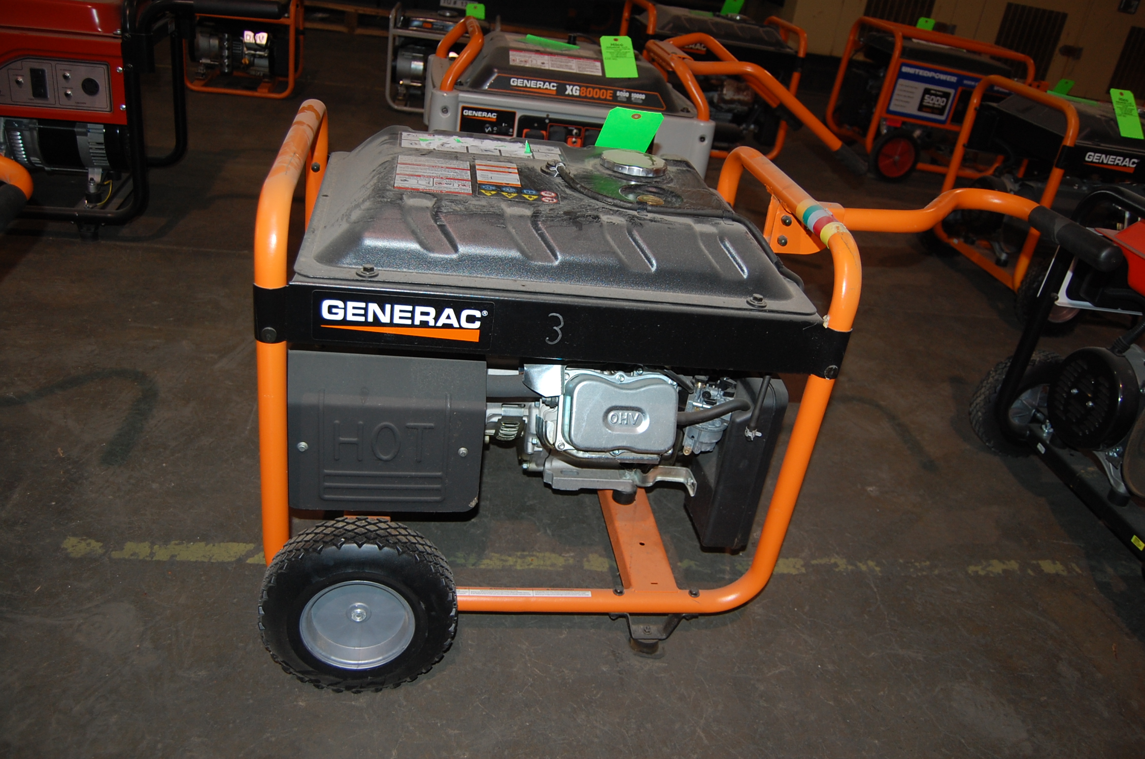 Generac Series GP5500 Model 59395 5,500Watt Portable Gas Generator