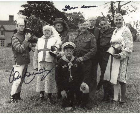 Dads Army. 8x10 photo from the comedy series Dads Army signed by actors Ian Lavender and Frank Williams. Good Condition. All 