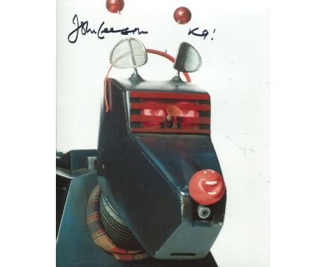 Doctor Who. 8x10 Doctor Who photo signed by actor John Leeson as K-9. Good Condition. All signed pieces come with a Certifica