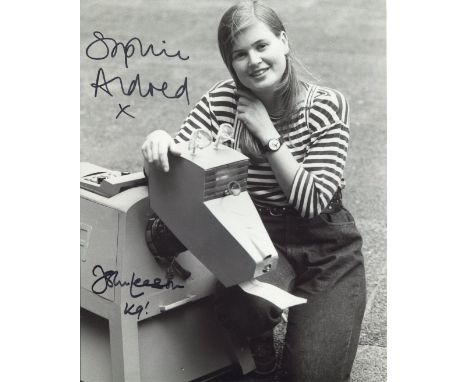 Doctor Who. 8x10 Doctor Who photo signed by both Sophie Aldred as Ace and John Leeson as K-9. Good Condition. All signed piec