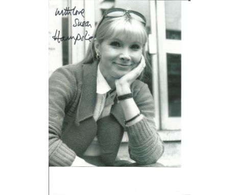 Susan Hampshire signed 10x8 black and white portrait photo English actress, known for her many television and film roles. A t