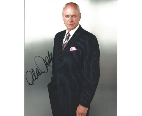 Alan Dale signed 10x8 colour portrait 3/4 length photo. New Zealand actor. As a child, Dale enjoyed theatre and rugby. After 