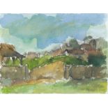 Metzkes, Harald - Durchgang mit Wegendorfer Kirche