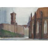 Pietsch, Manfred - Liebknechtstraße - Blick zum Rathaus