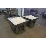 SS dough troughs for Glimek dump