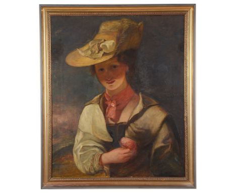After Andrew Geddes (Scottish, 1783-1844):'Summer', portait of a lady, said to be Charlotte Nasmyth, oil on canvas, oil on ca
