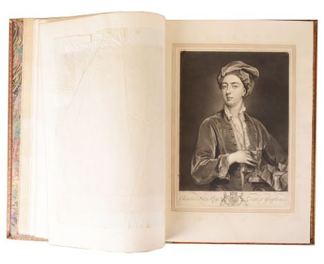 After Sir Godfrey Kneller (1643-1723):The Kit Kat Club, by John Faber Jr., the complete set of 49 mezzotints with frontispiec