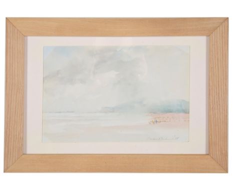 Clifford Fishwick (British, 1923-1997): Five watercolours of coastal/seascape scenes, each signed & dated to the 1980s, the l