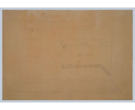 Ben Nicholson, O.M. (British, 1894-1982):Banks Head, Cumberland, 1926, pencil drawing, inscribed verso 'Bankshead, Ben Nichol